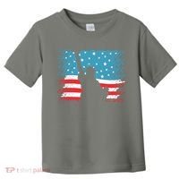 Distressed 4th Of July Liberty Flag Toddler T-Shirt thumb 0