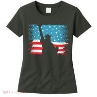 Distressed 4th Of July Liberty Flag Women's T-Shirt thumb 0
