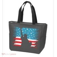 Distressed 4th Of July Liberty Flag Tote Bag thumb 3