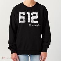 Distressed 612 Area Code Minneapolis Minnesota Women's Sweatshirt thumb 0