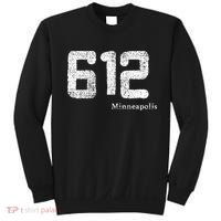 Distressed 612 Area Code Minneapolis Minnesota Sweatshirt thumb 0