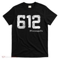 Distressed 612 Area Code Minneapolis Minnesota T-Shirt thumb 0