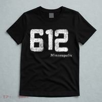 Distressed 612 Area Code Minneapolis Minnesota T-Shirt thumb 5