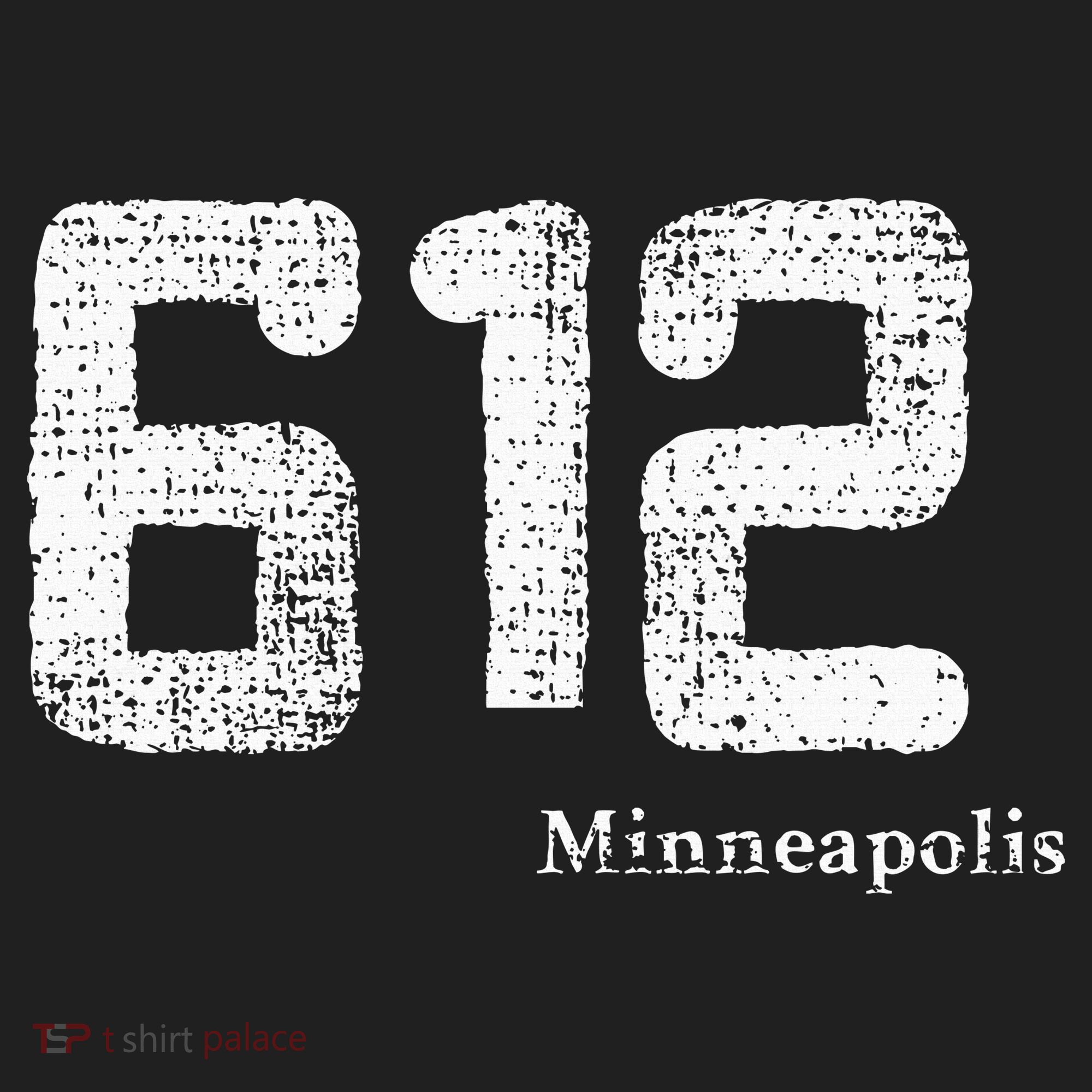 Distressed 612 Area Code Minneapolis Minnesota Beanie