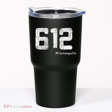 Distressed 612 Area Code Minneapolis Minnesota Tumbler