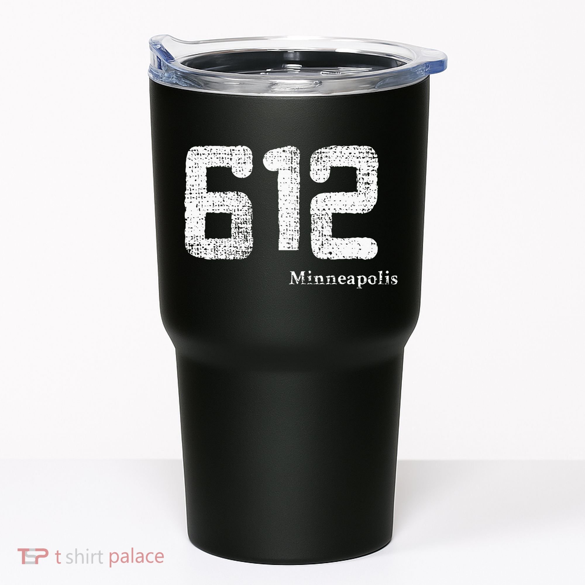 Distressed 612 Area Code Minneapolis Minnesota Tumbler