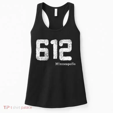 Distressed 612 Area Code Minneapolis Minnesota Women's Tank Top