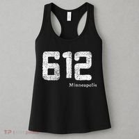 Distressed 612 Area Code Minneapolis Minnesota Women's Tank Top thumb 3