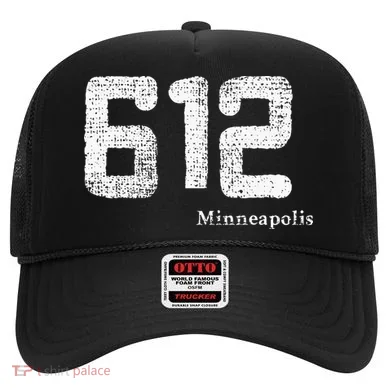 Distressed 612 Area Code Minneapolis Minnesota Hat