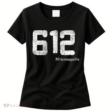 Distressed 612 Area Code Minneapolis Minnesota Women's T-Shirt