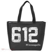 Distressed 612 Area Code Minneapolis Minnesota Tote Bag thumb 0