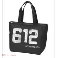 Distressed 612 Area Code Minneapolis Minnesota Tote Bag thumb 3