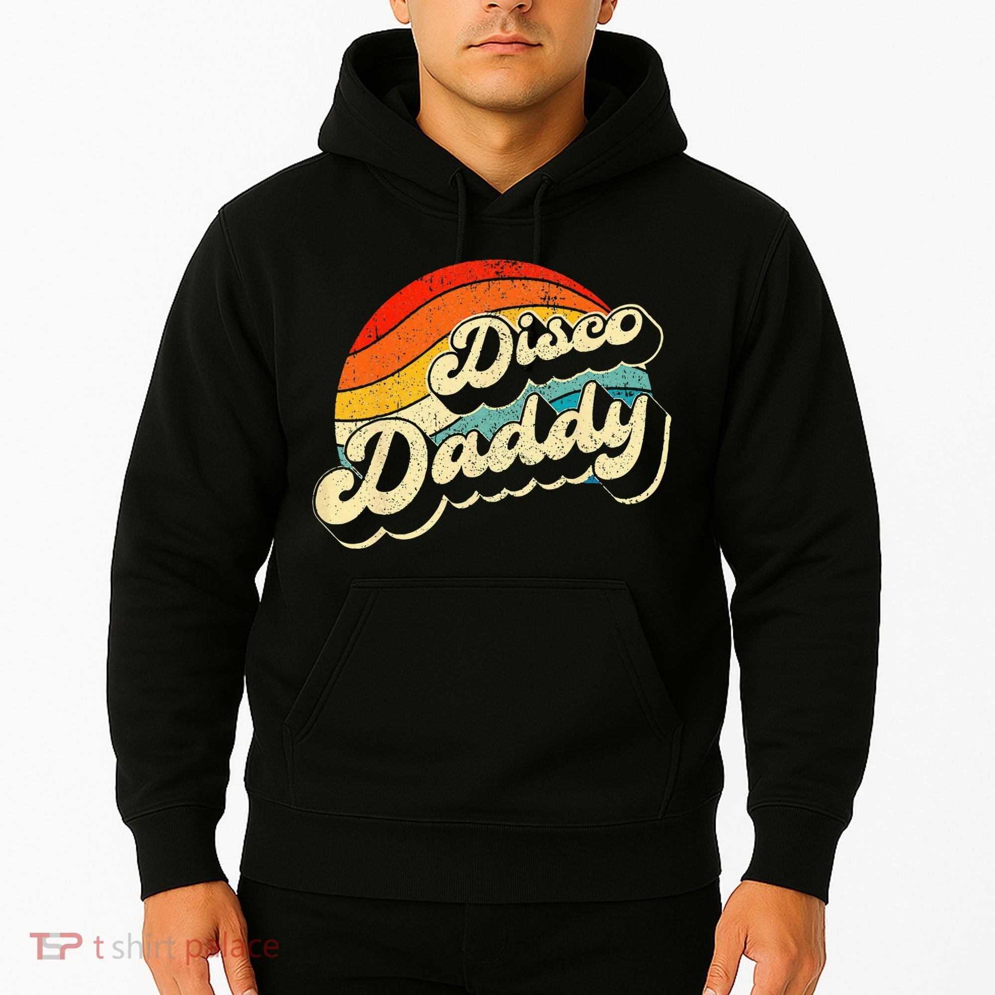 Disco 70's Costume Wo Retro Disco Daddy Hoodie