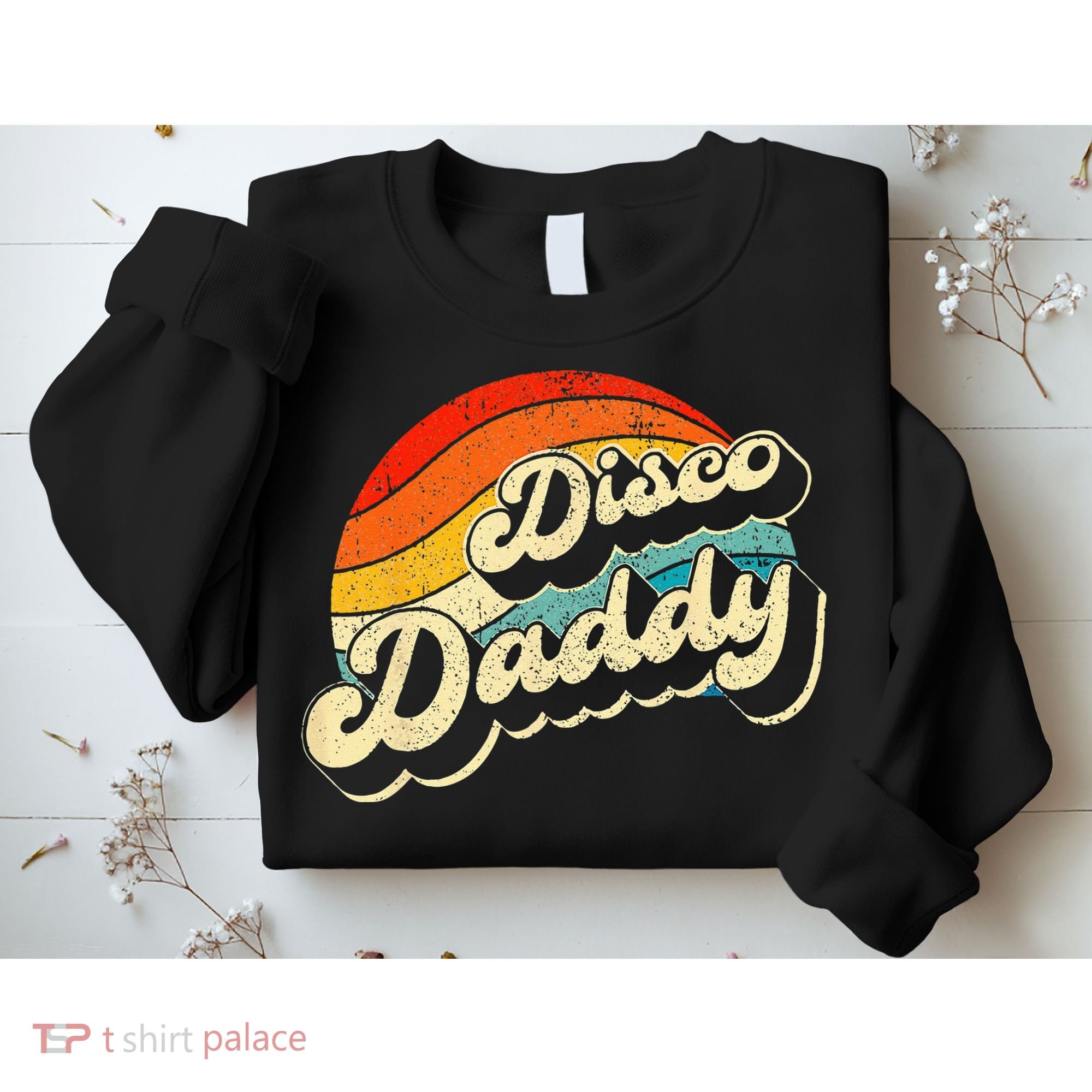 Disco 70's Costume Wo Retro Disco Daddy Sweatshirt
