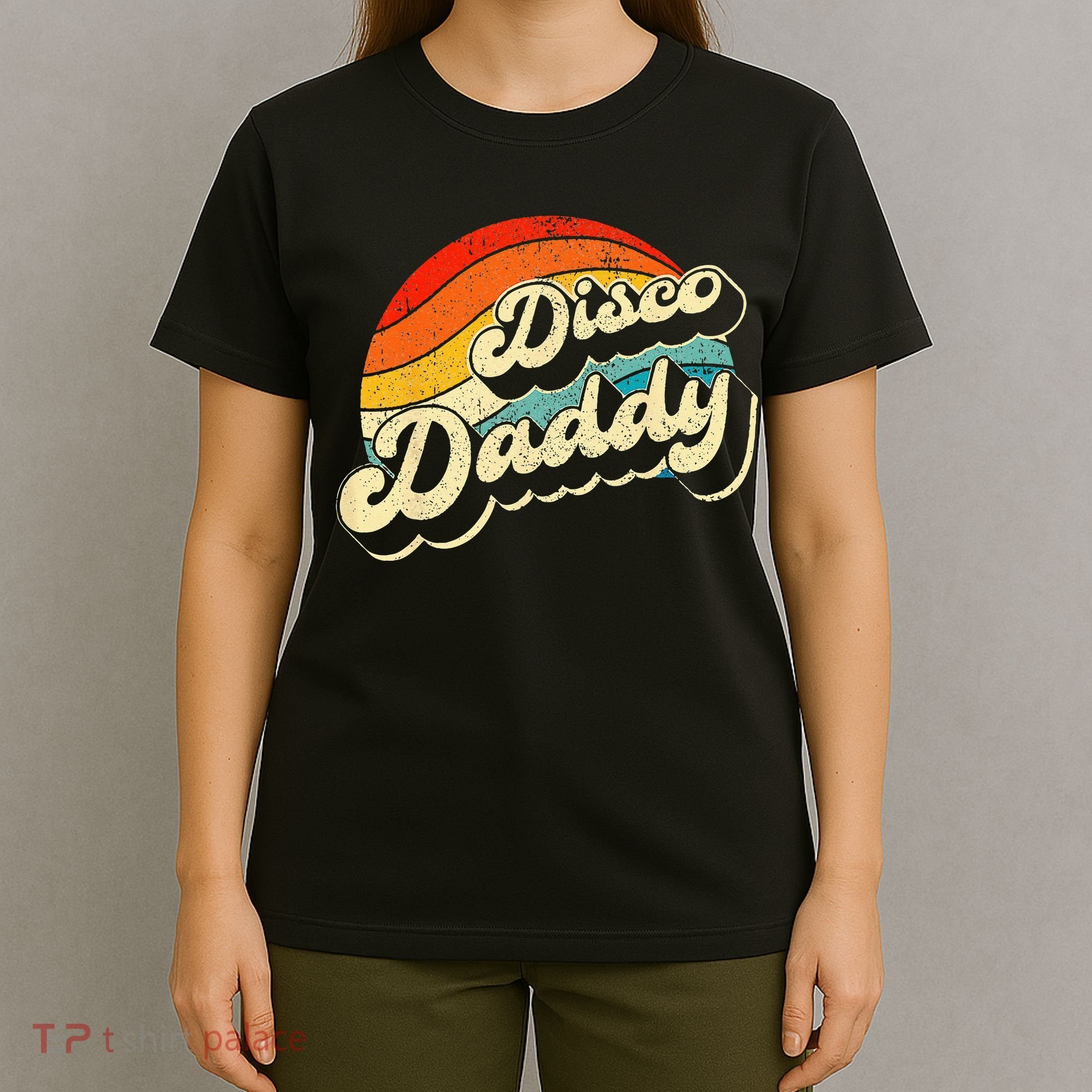 Disco 70's Costume Wo Retro Disco Daddy T-Shirt