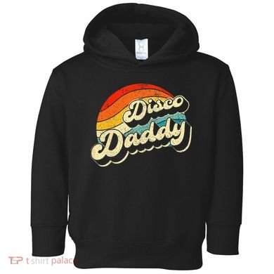 Disco 70's Costume Wo Retro Disco Daddy Toddler Hoodie
