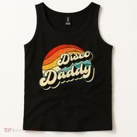 Disco 70's Costume Wo Retro Disco Daddy Tank Top thumb 2