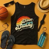 Disco 70's Costume Wo Retro Disco Daddy Tank Top thumb 4
