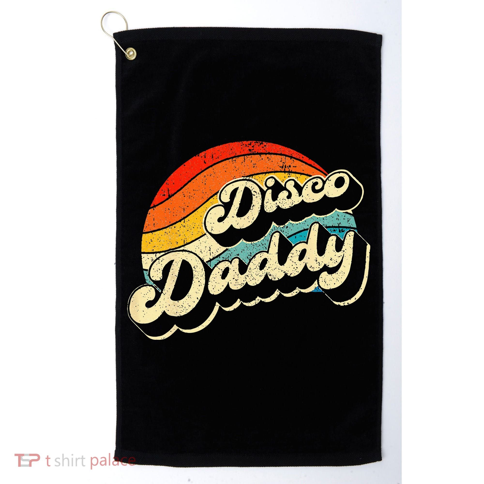 Disco 70's Costume Wo Retro Disco Daddy Golf Towel