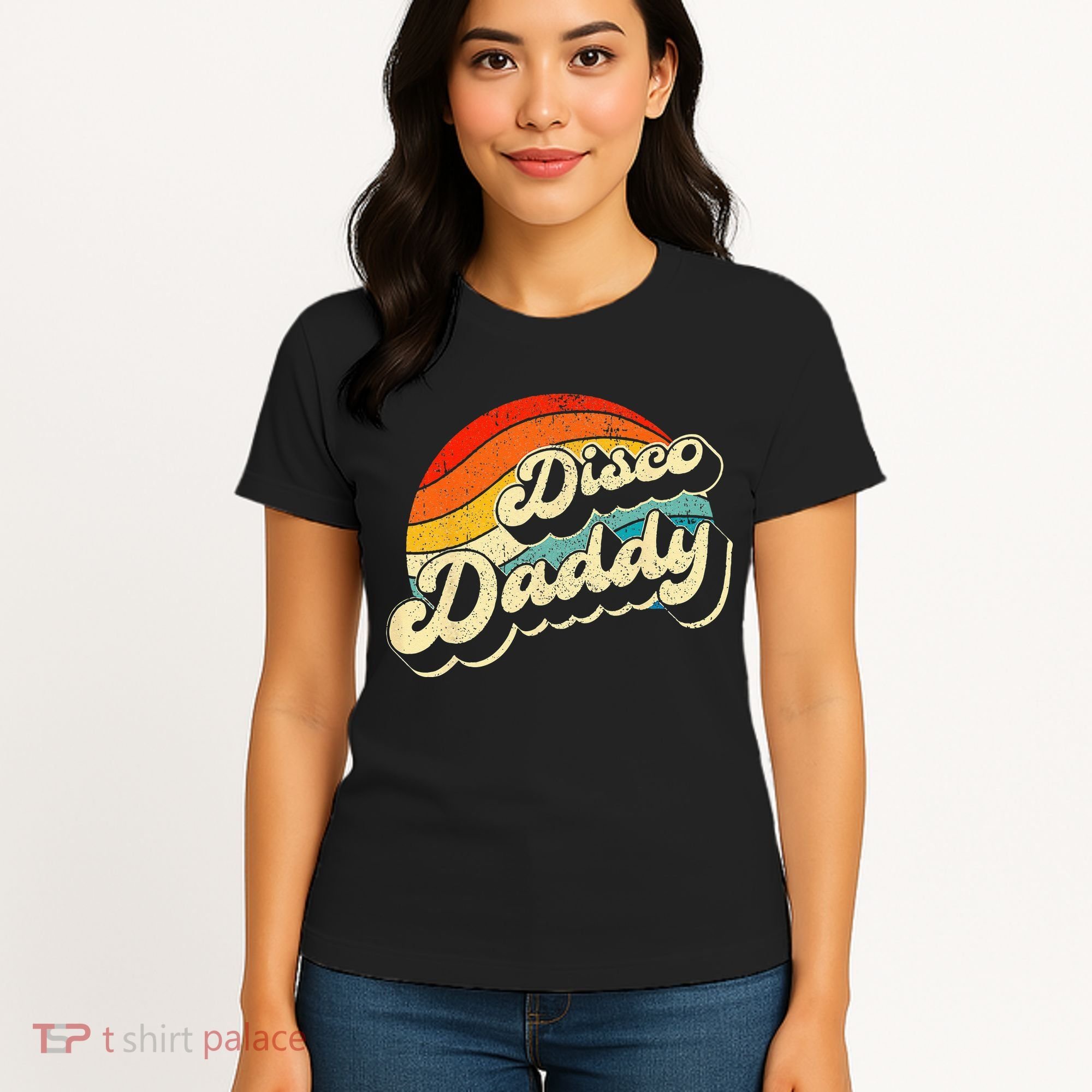 Disco 70's Costume Wo Retro Disco Daddy Women's T-Shirt