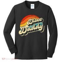 Disco 70's Costume Wo Retro Disco Daddy Kids Long Sleeve Shirt thumb 0
