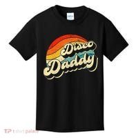 Disco 70's Costume Wo Retro Disco Daddy Kids T-Shirt thumb 0