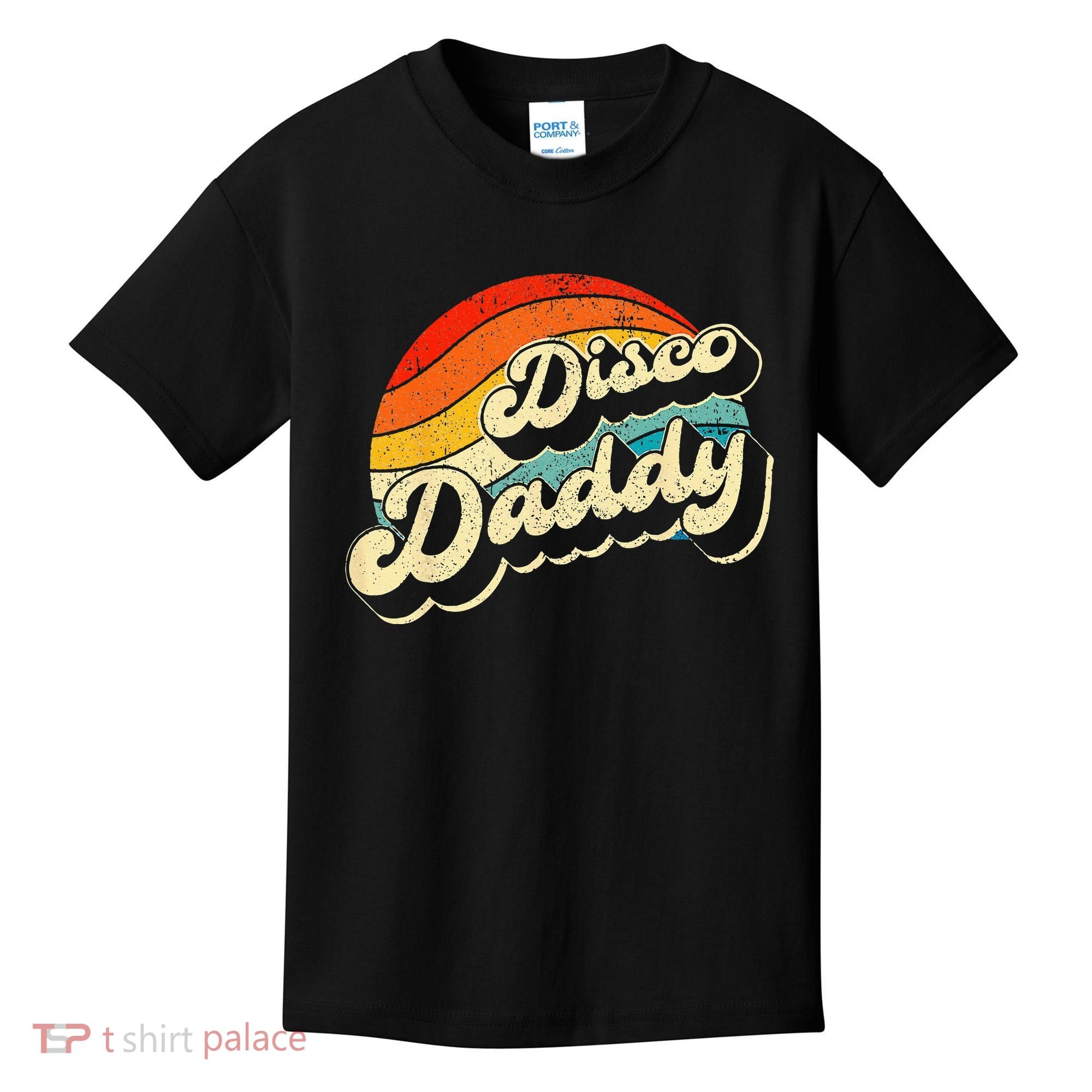 Disco 70's Costume Wo Retro Disco Daddy Kids T-Shirt