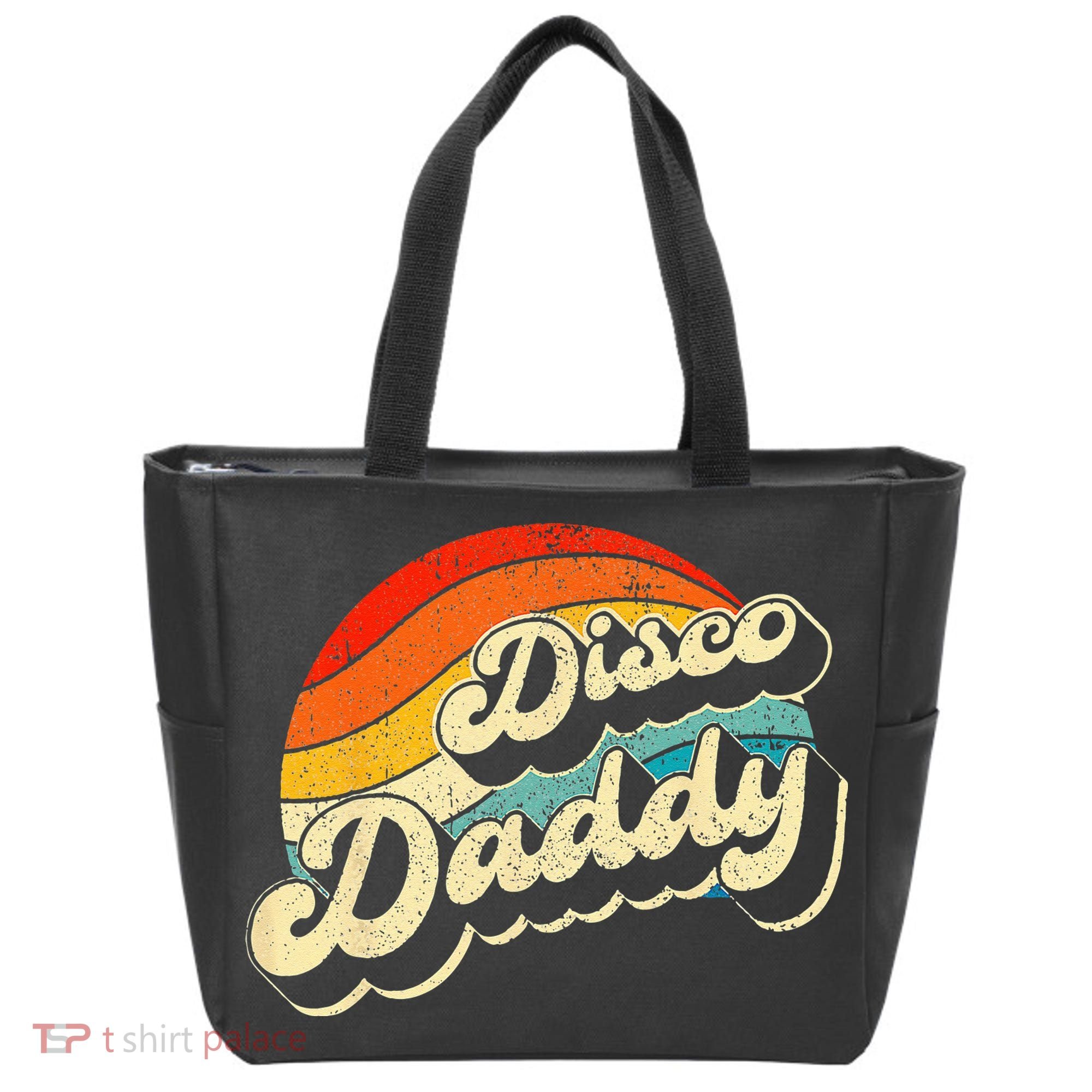 Disco 70's Costume Wo Retro Disco Daddy Tote Bag