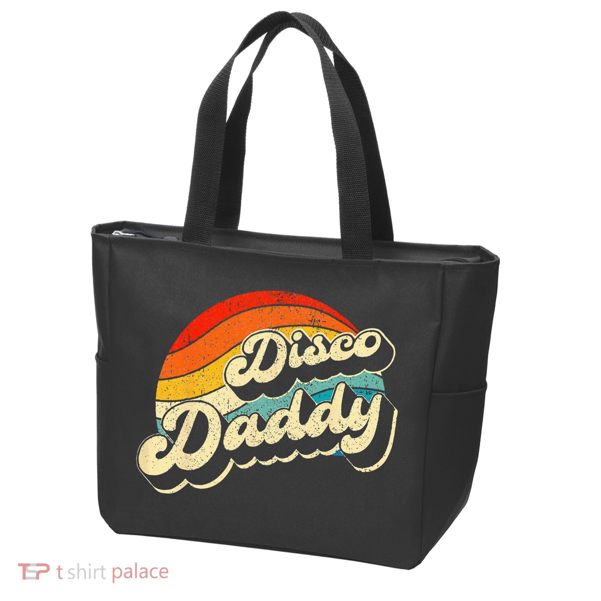 Disco 70's Costume Wo Retro Disco Daddy Tote Bag