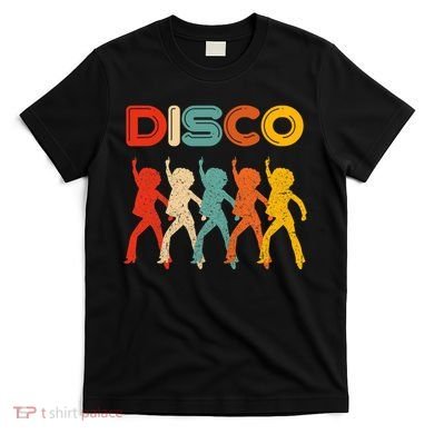 Disco 70s Disco Themed Vintage Retro Dancing T-Shirt