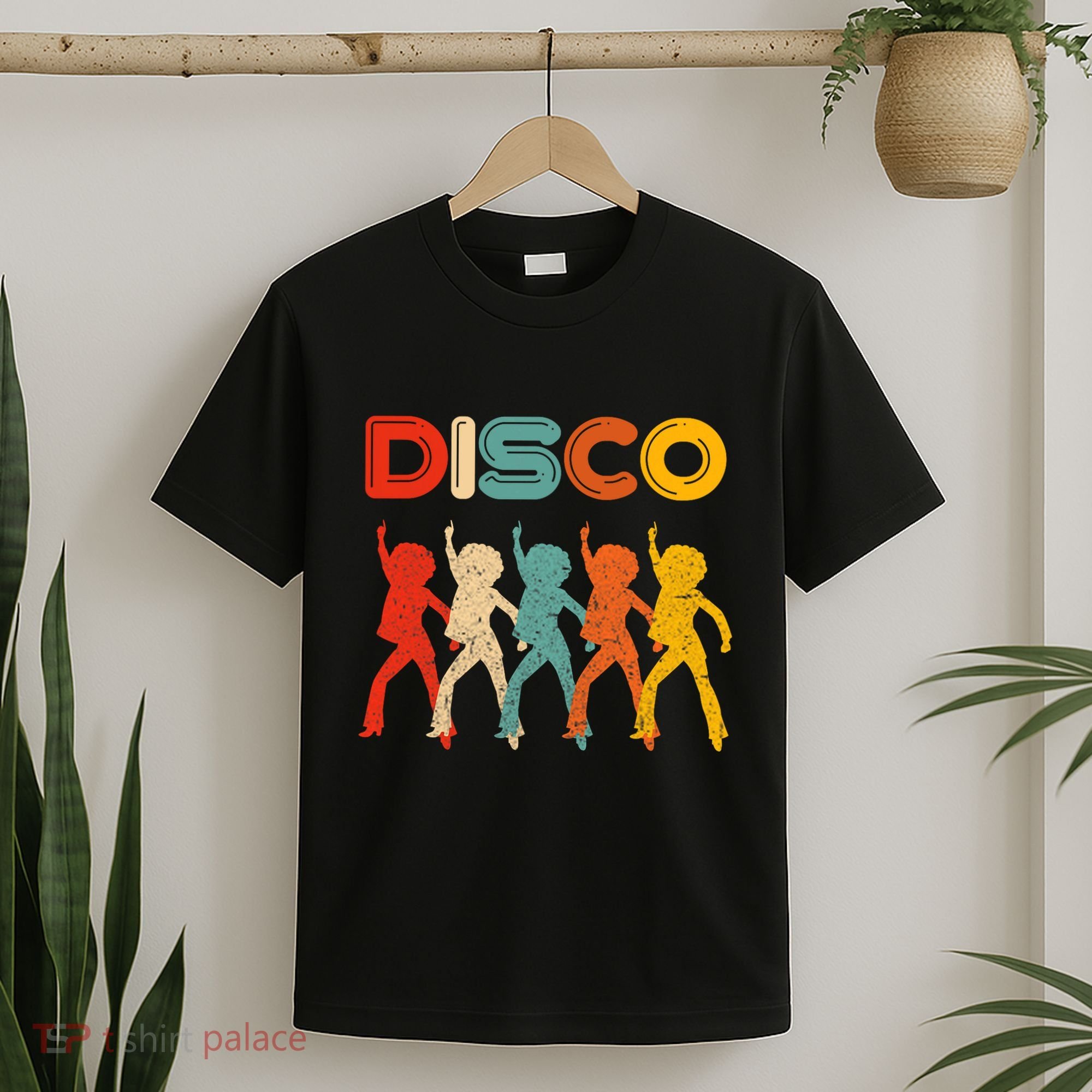 Disco 70s Disco Themed Vintage Retro Dancing T-Shirt