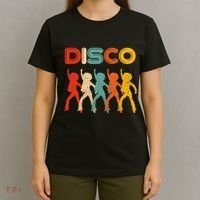 Disco 70s Disco Themed Vintage Retro Dancing T-Shirt thumb 4