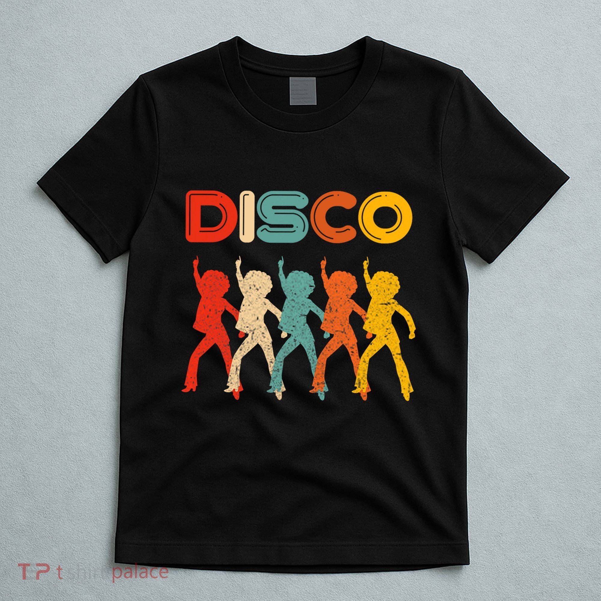 Disco 70s Disco Themed Vintage Retro Dancing T-Shirt
