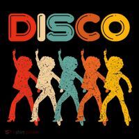Disco 70s Disco Themed Vintage Retro Dancing T-Shirt thumb 7