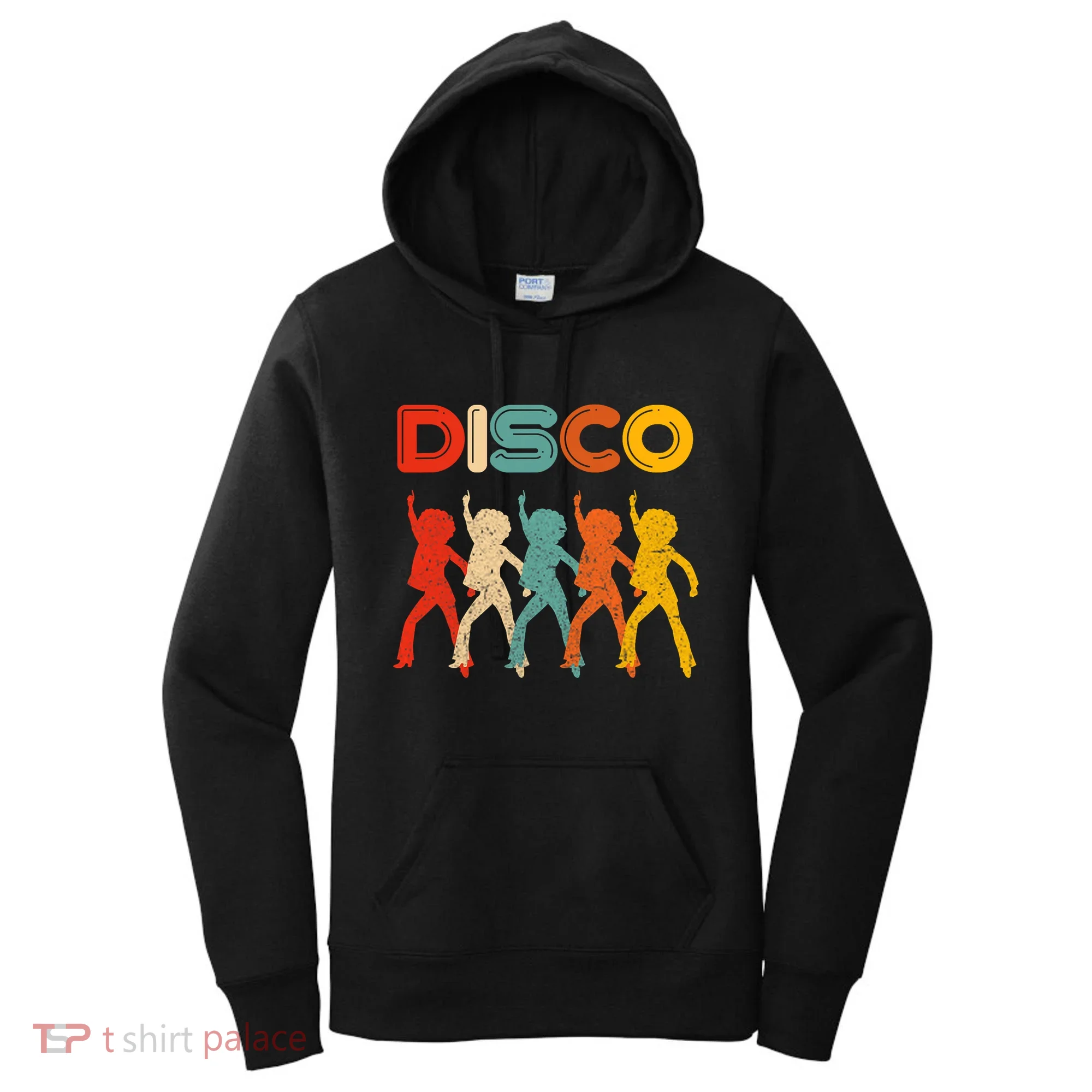 Disco 70s Disco Themed Vintage Retro Dancing Women's Hoodie