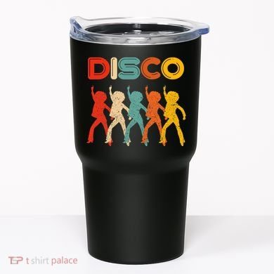 Disco 70s Disco Themed Vintage Retro Dancing Tumbler