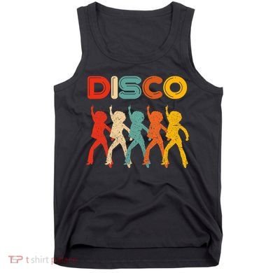 Disco 70s Disco Themed Vintage Retro Dancing Tank Top