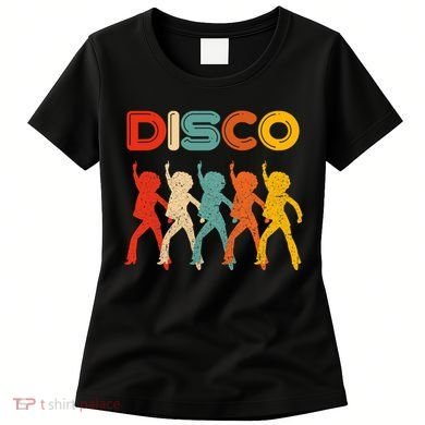 Disco 70s Disco Themed Vintage Retro Dancing Women's T-Shirt
