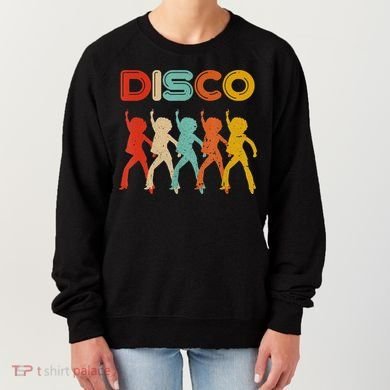Disco 70s Disco Themed Vintage Retro Dancing Women's Sweatshirt