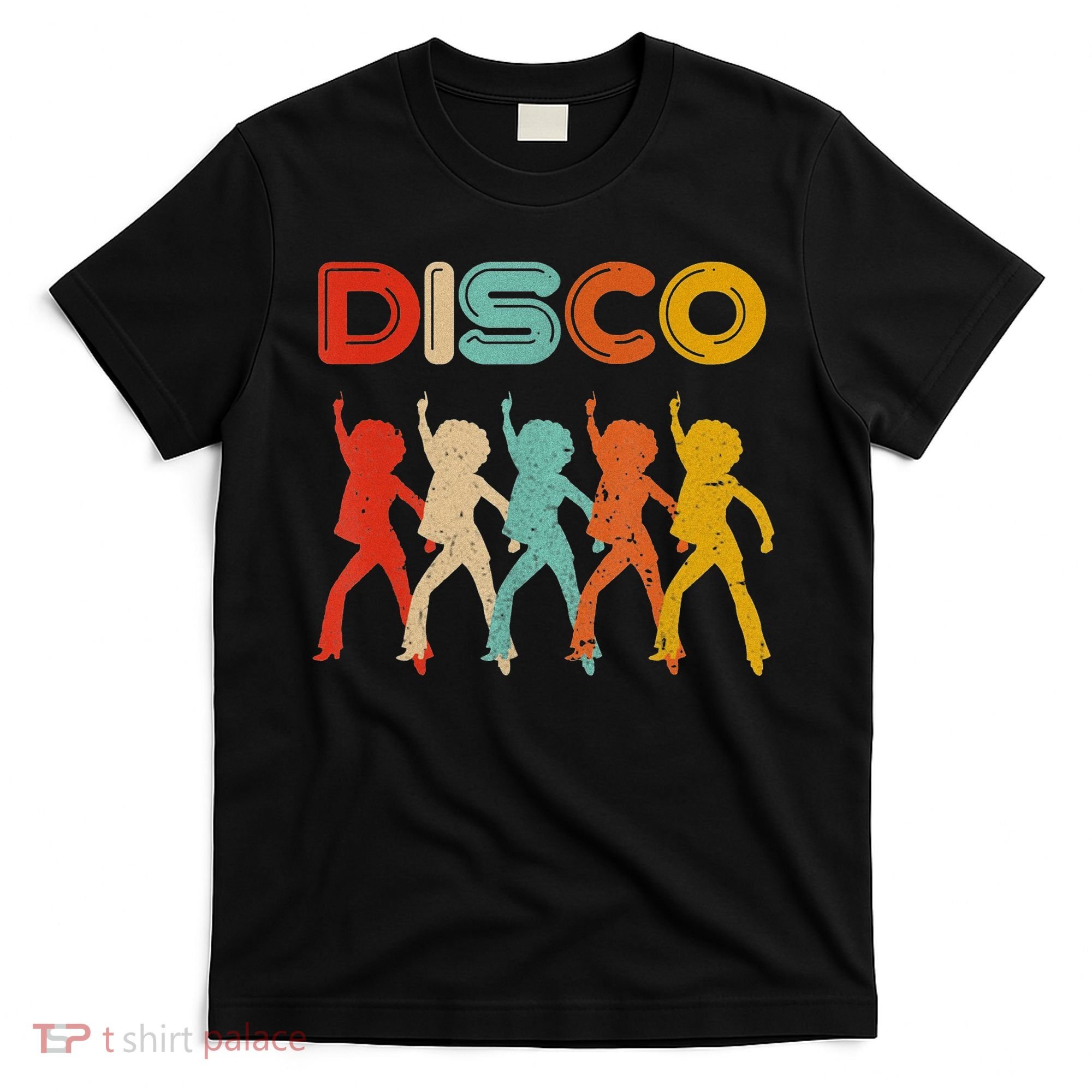 Disco 70s Disco Themed Vintage Retro Dancing T-Shirt