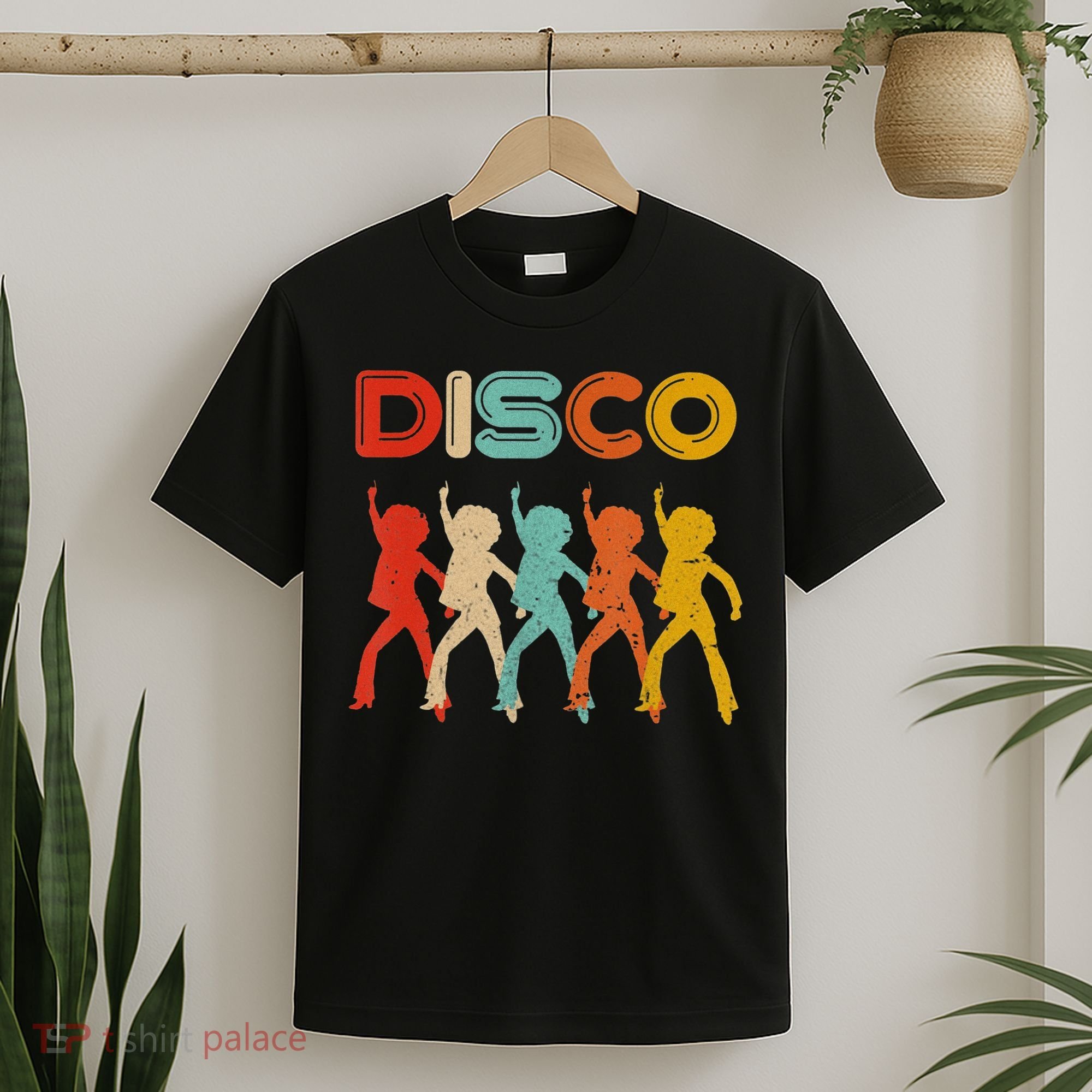 Disco 70s Disco Themed Vintage Retro Dancing T-Shirt