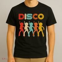 Disco 70s Disco Themed Vintage Retro Dancing T-Shirt thumb 3