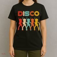Disco 70s Disco Themed Vintage Retro Dancing T-Shirt thumb 4