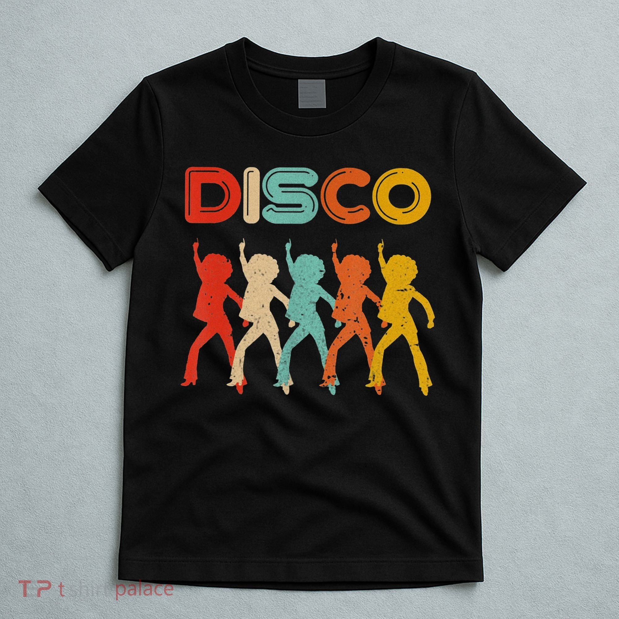Disco 70s Disco Themed Vintage Retro Dancing T-Shirt