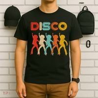 Disco 70s Disco Themed Vintage Retro Dancing T-Shirt thumb 6