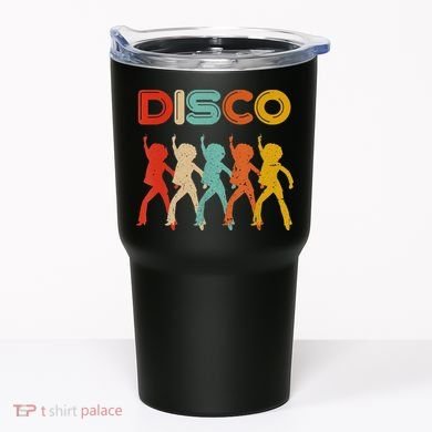 Disco 70s Disco Themed Vintage Retro Dancing Tumbler