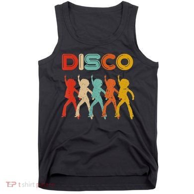 Disco 70s Disco Themed Vintage Retro Dancing Tank Top