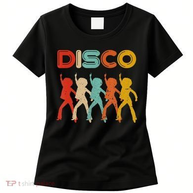 Disco 70s Disco Themed Vintage Retro Dancing Women's T-Shirt