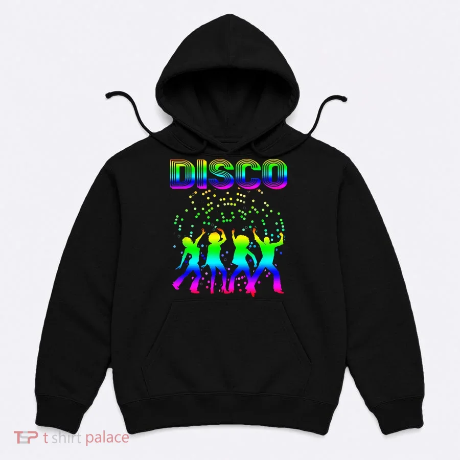 Disco 70s Disco Themed Vintage Retro Dancing Hoodie