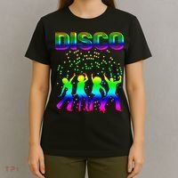 Disco 70s Disco Themed Vintage Retro Dancing T-Shirt thumb 4